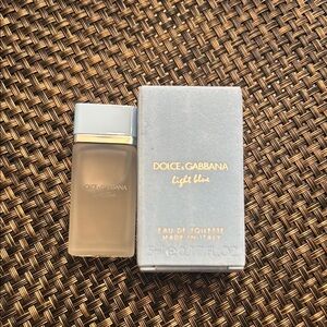 Dolce & Gabbana Blue fragrance Collection dab on miniature